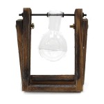 Hydroponic Home Décor - One Pot Wooden Stand
