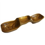 Teak Three Bowl Pyramid approximately 50cm Teak Three Bowl Pyramid approximately 50cm