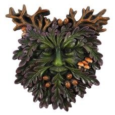 Green Man Small Face Plaque Green Man Small Face Plaque