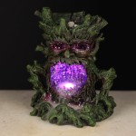Crystal Green Man LED Backflow Incense Burner Crystal Green Man LED Backflow Incense Burner